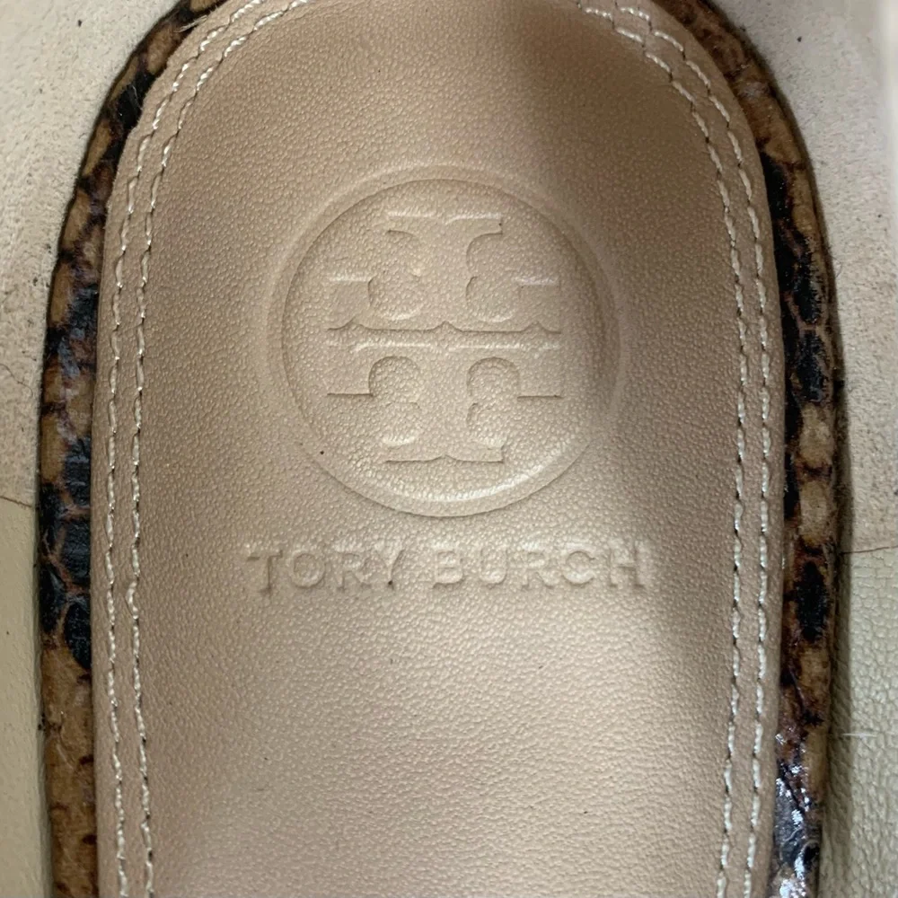 Tory Burch~Women’s “Roccia” Python Gemini‎ Link Leather Loafers/Flats~Sz 10.5 - Picture 11 of 13